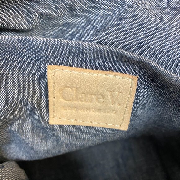 Clare V Moyen Messenger in Tan Leather - Picture 12 of 12